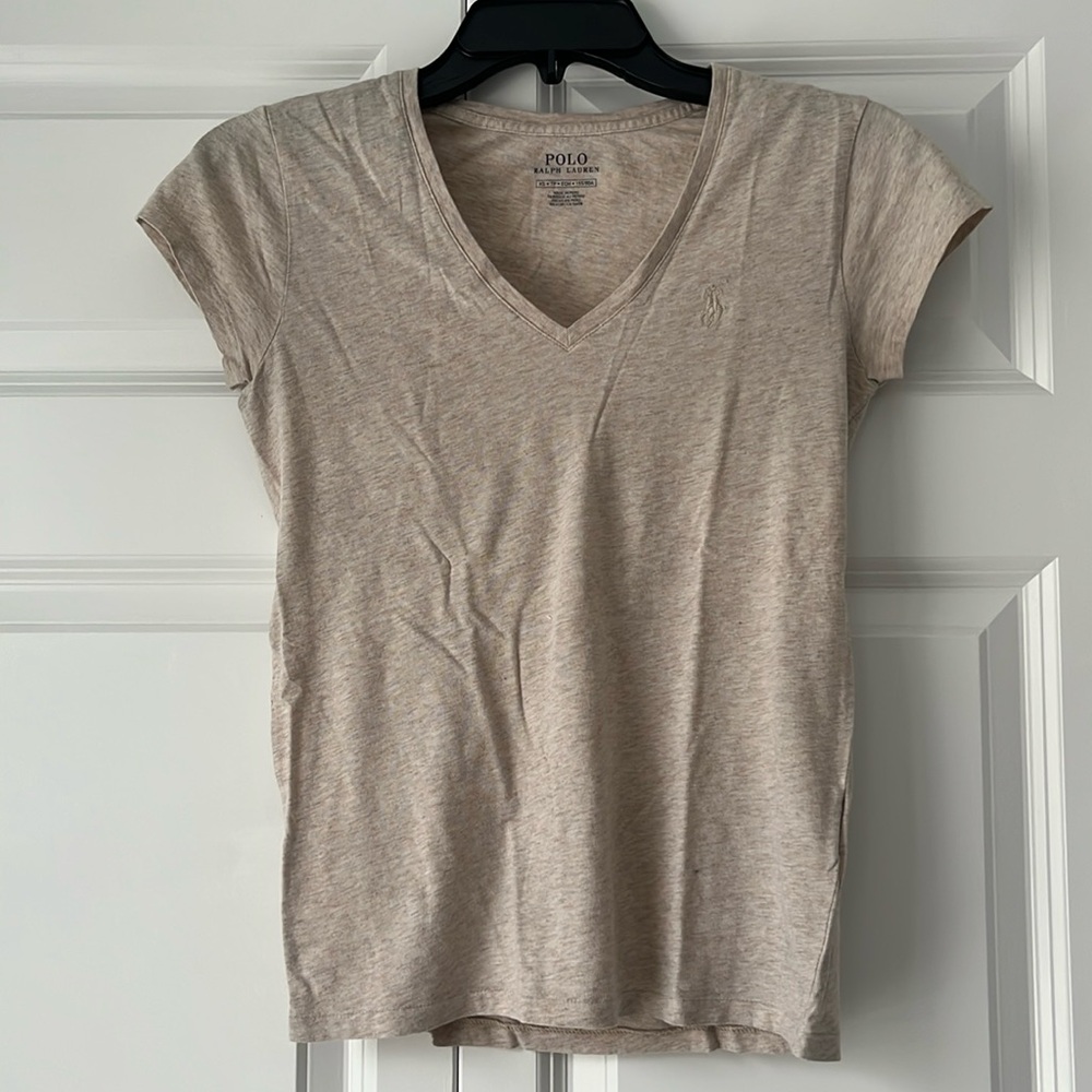 Cream Polo Ralph Lauren T-shirt
